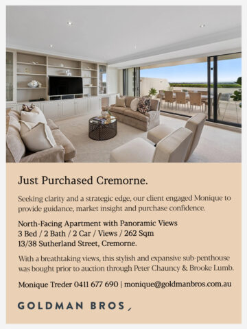 Bought - 13/38 Sutherland Street, Cremorne