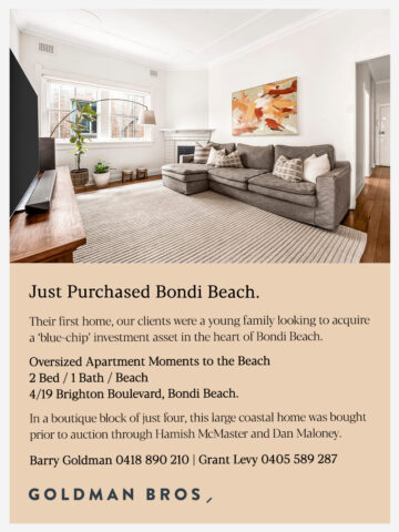 Bought - 4/19 Brighton Boulevard, Bondi Beach