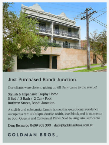 Bought - Ruthven Street, Bondi Junction